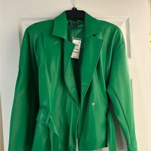Brand new green INC Jacket size Large